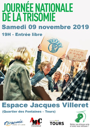 Affiche de la journée nationale de la trisomie 21